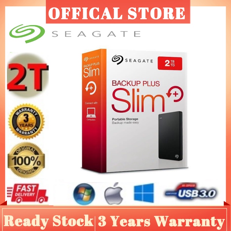 Seagate External Hard Drive Expansion USB 3.0 HDD 1TB/2TB Portable 2.5