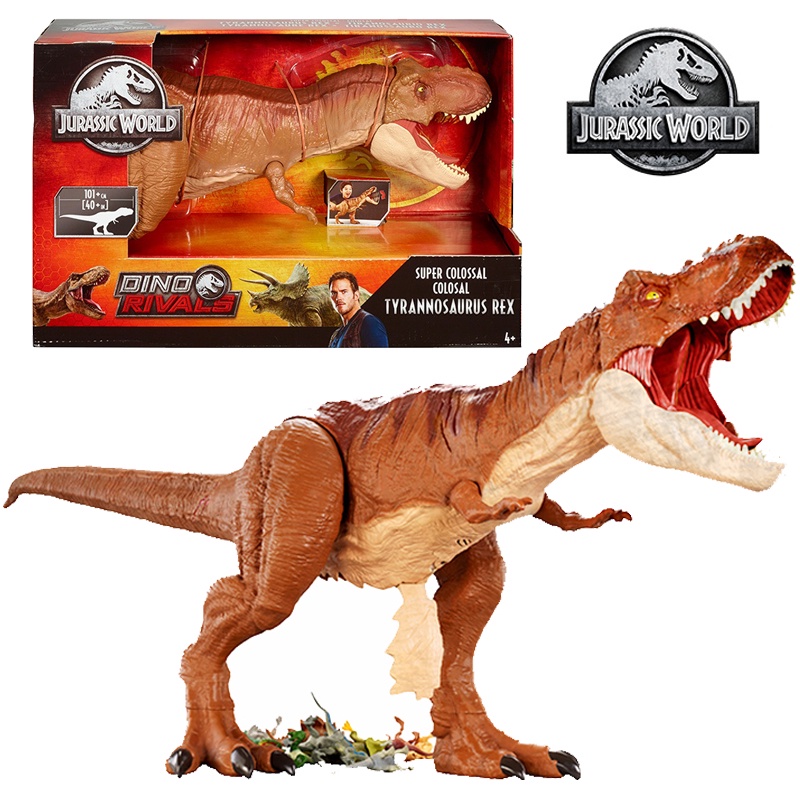 Jurassic World Super Colossal Tyrannosaurus Rex 90Cm Dinosaur Grote ...