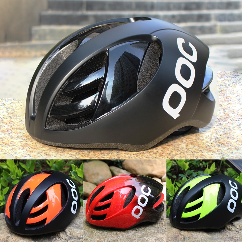 POC helmet with insect net Ultralight Road Bike Helmet Racing Riding