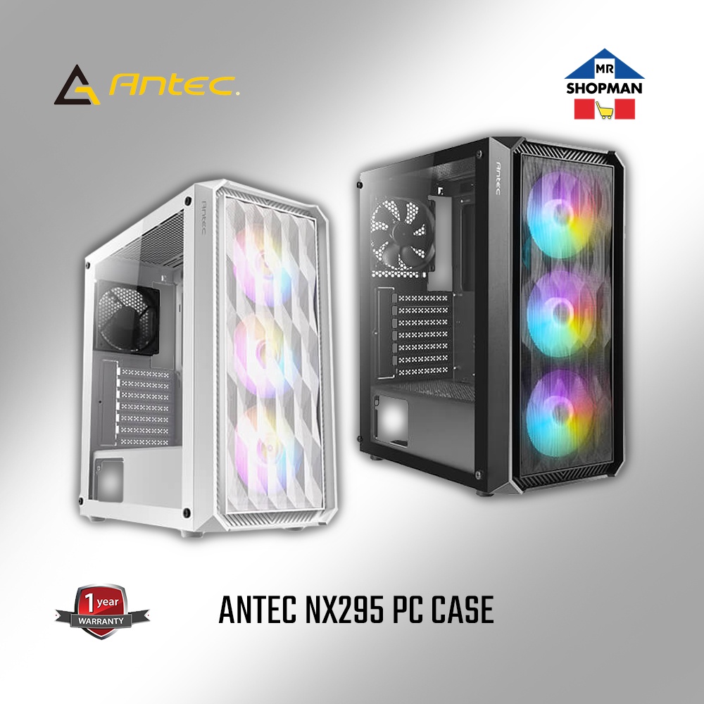 Antec NX292 ATX Case Black & White Desktop Computer PC Case | Shopee ...