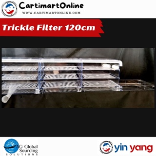 120 cm Trickle Filter for 100 gallons or bigger fish tank aquarium (acrylic material)