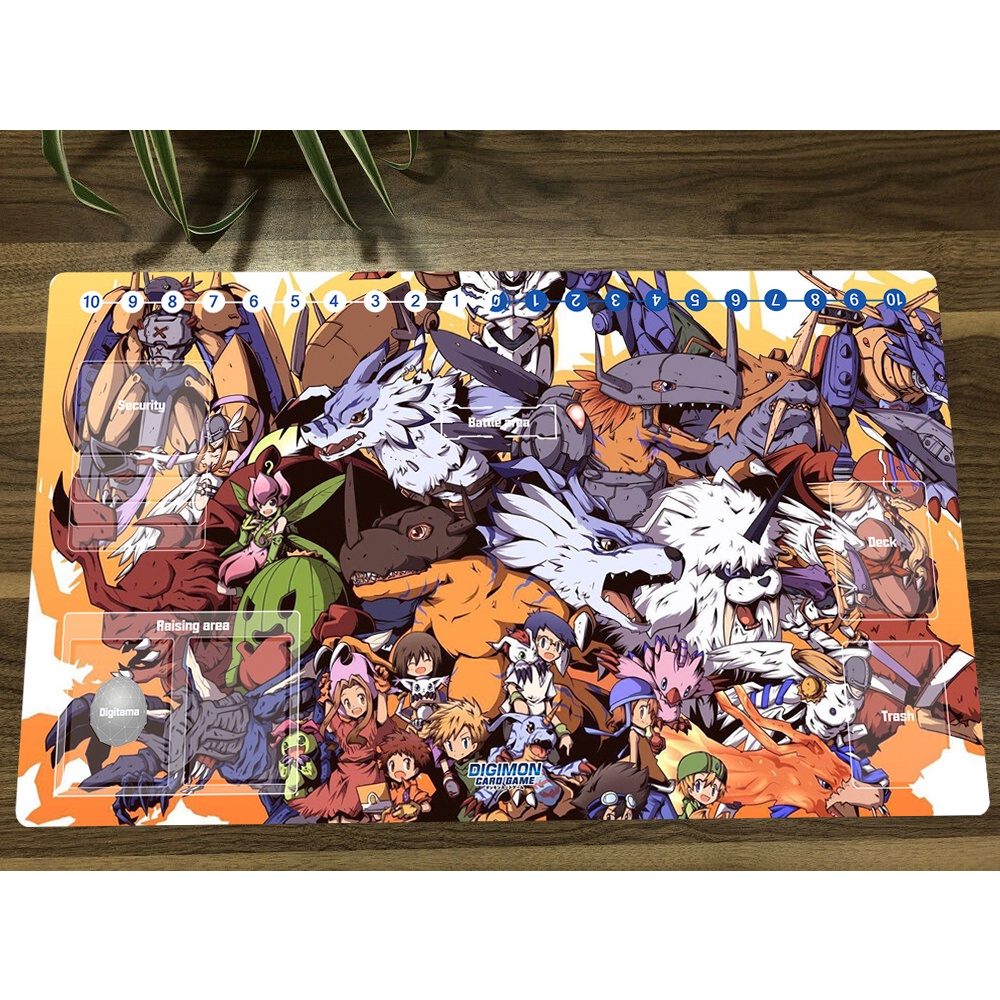 Anime Digimon Duel Playmat Trading Card Game Mat DTCG CCG Mat Mouse Pad TCG Desk Gaming Play Mat