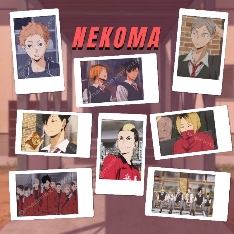 Anime HAIKYUU!! CHARACTERS AND SHIPS [Nekoma] Authentic Instax/Polaroid Prints #4