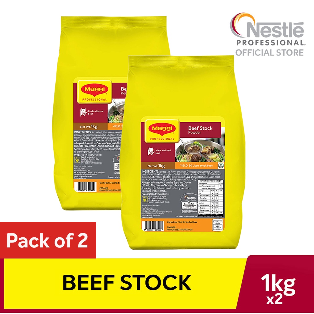 MAGGI Beef Stock 1kg Pack of 2 Shopee Philippines