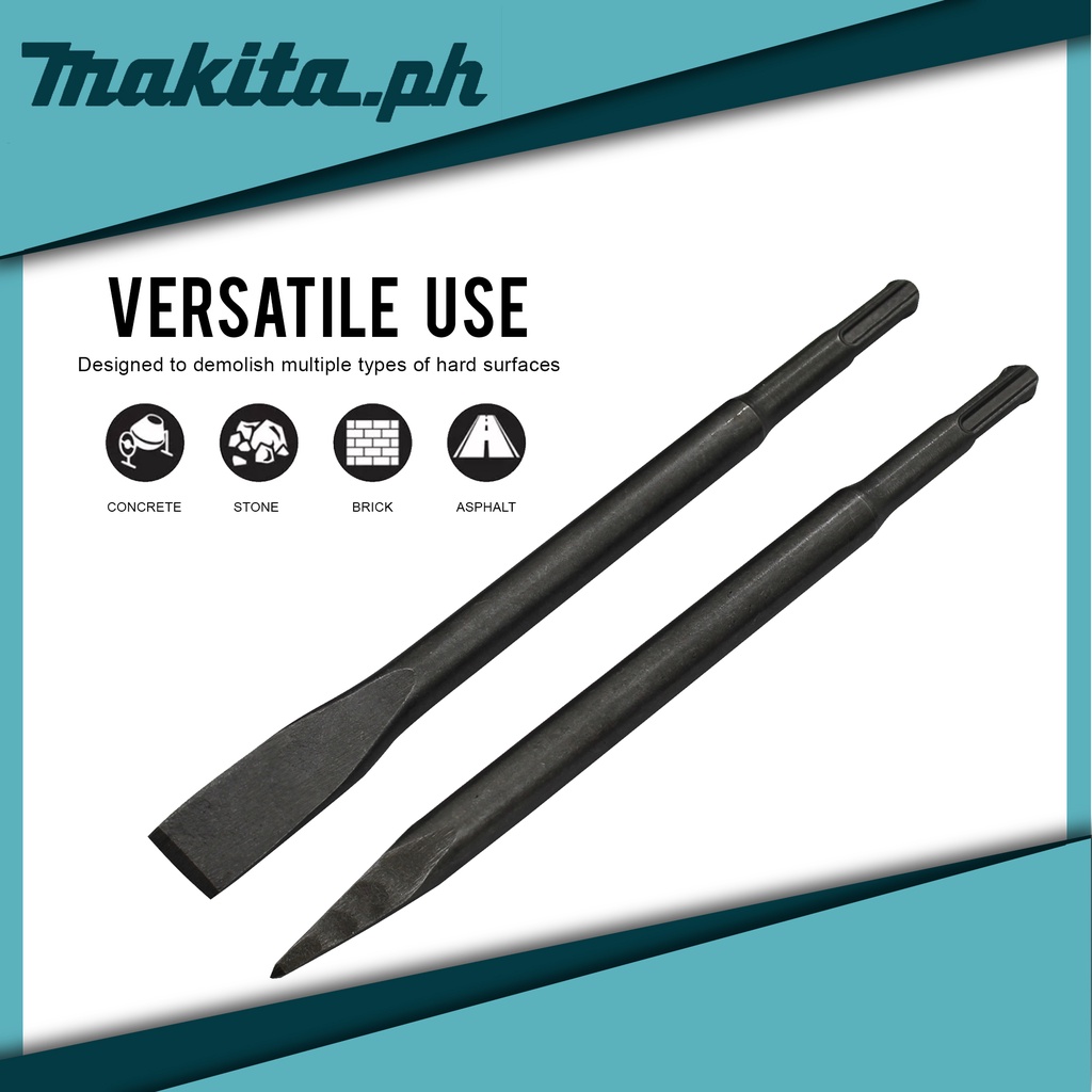 Chipping Gun Drill Bit Chisel (Flat & Pointed) Shopee Philippines