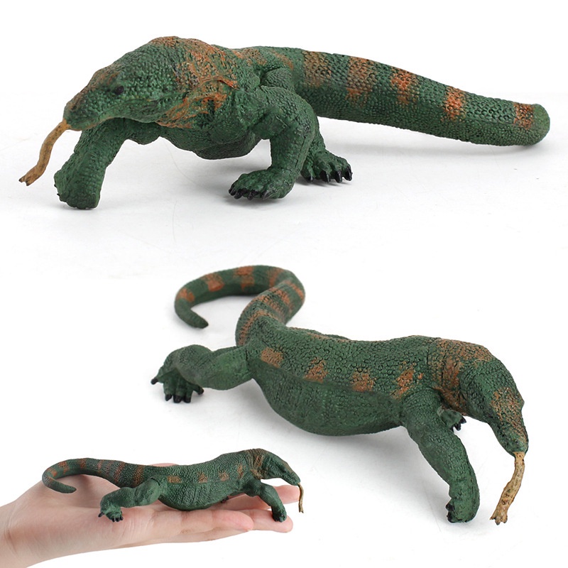 (Spot) 16CM simulation lizard wildlife model crawling solid lizard