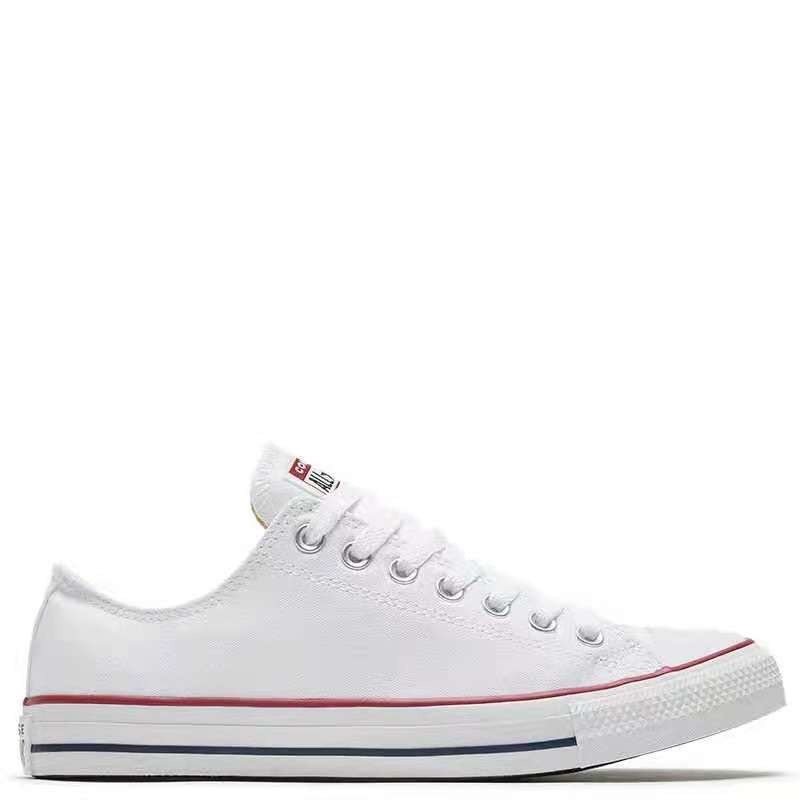 Converse Low Cut Fashion Trend Comfortable Unisex Shoes Sneakers Women's Men's Shoes AllWhite 35-45