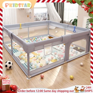 Ready Stock COD Baby Playpen Toddler Safety Fence Kids Activity Center Play Area Breathable Mesh #5
