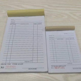 Receipt wholesale resibo carbonized receipt with carbon paper receipt #6