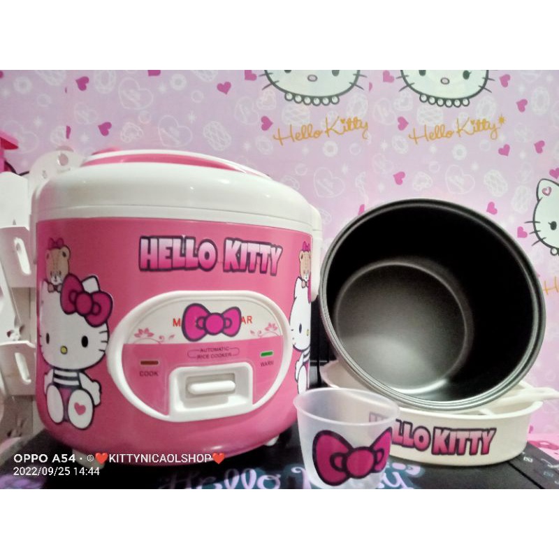HELLO KITTY RICE COOKER 1.5 LITER NONS STICK COOKER Shopee Philippines