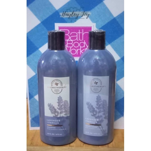 Bath & Body Works Lavender Vanilla Shampoo / Conditioner Aromatherapy