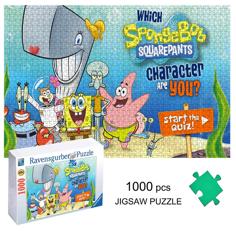 Br New Spongebob Squarepants 1000 Pieces Jigsaw Puzzle Puzzle For