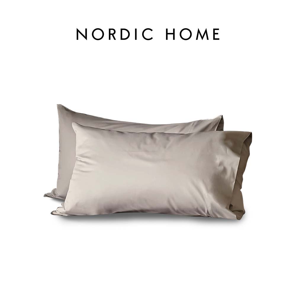 Nordic Home King Overlap Pillowcase Only High Quality Cotton Blend Pillowcases (20"X35
