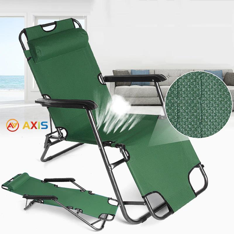 2in1 FOLDING CHAIR AND BED ZERO GRAVITY BEACH RECLINING CHAIR fl2