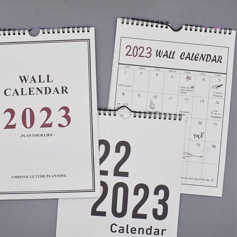 2023 Planner Simple Wall Calendar Weekly Monthly Planner Agenda