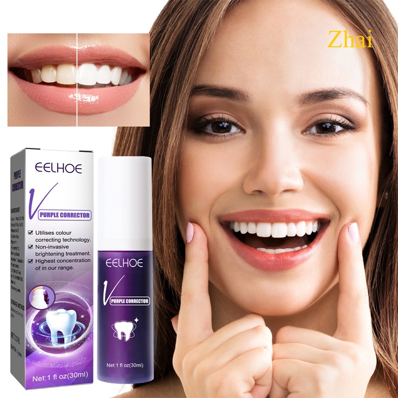 Whitening Toothpaste, V34 Colour Corrector Toothpaste, Purple