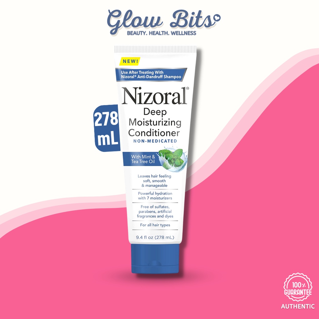 Nizoral Deep Moisturizing Conditioner with Mint & Tea Tree Oil, 278 mL