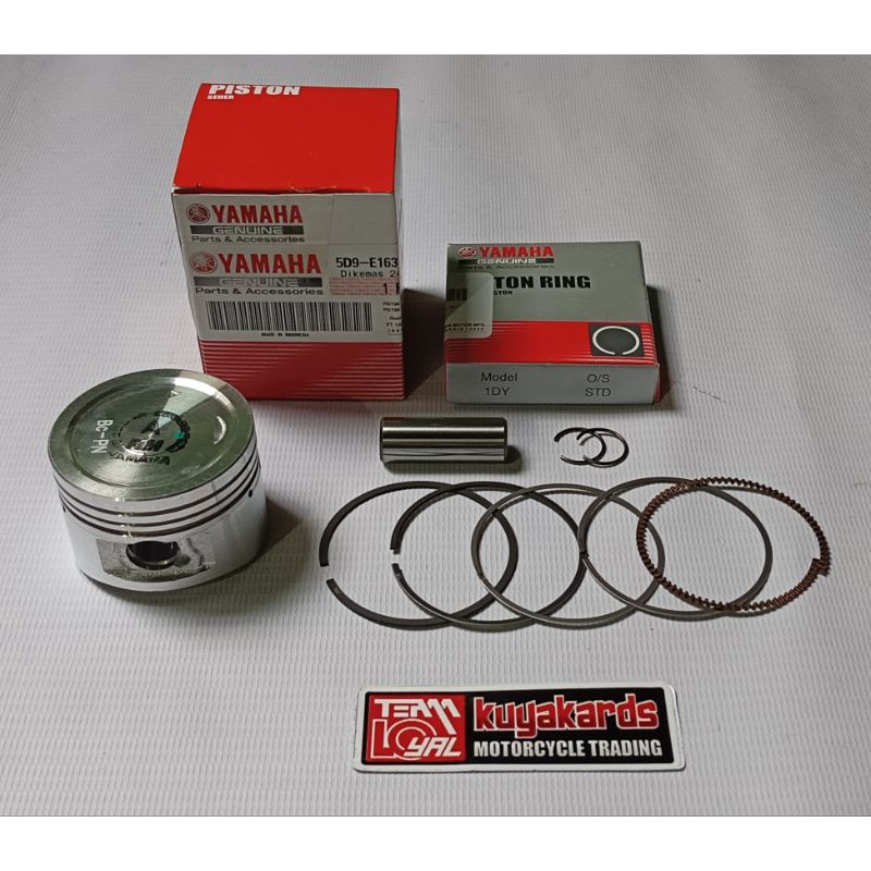 YAMAHA GENUINE PISTON KIT STANDARD VEGA FORCE CLASSIC/VEGA ZR/VEGA DRUM