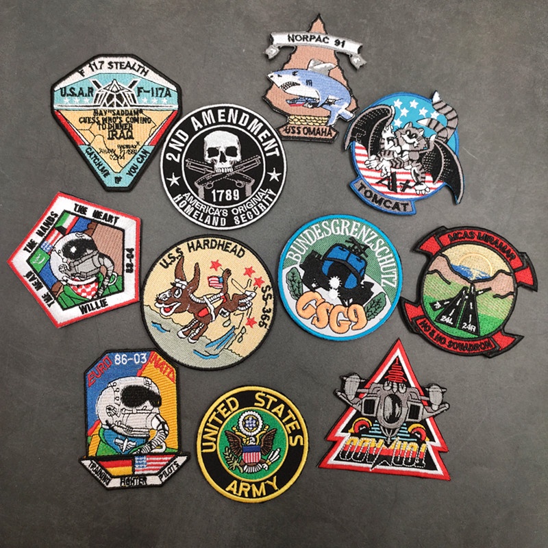 Tactical flight 3D embroidered Velcro patches German GSG9 armband