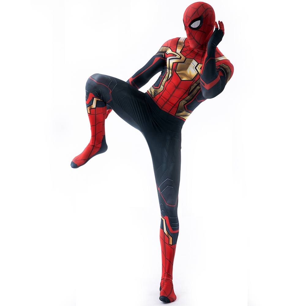 Deluxe No Way Home Spiderman Costume Cosplay Halloween Costume Adult Men's  Superhero Costume Uniform | Shopee Philippines