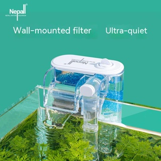 Nepall Waterfall Filter Fish Tank Water Purification Circulation System Oxygenation Silent Small Household Wall-Mounted Circulating