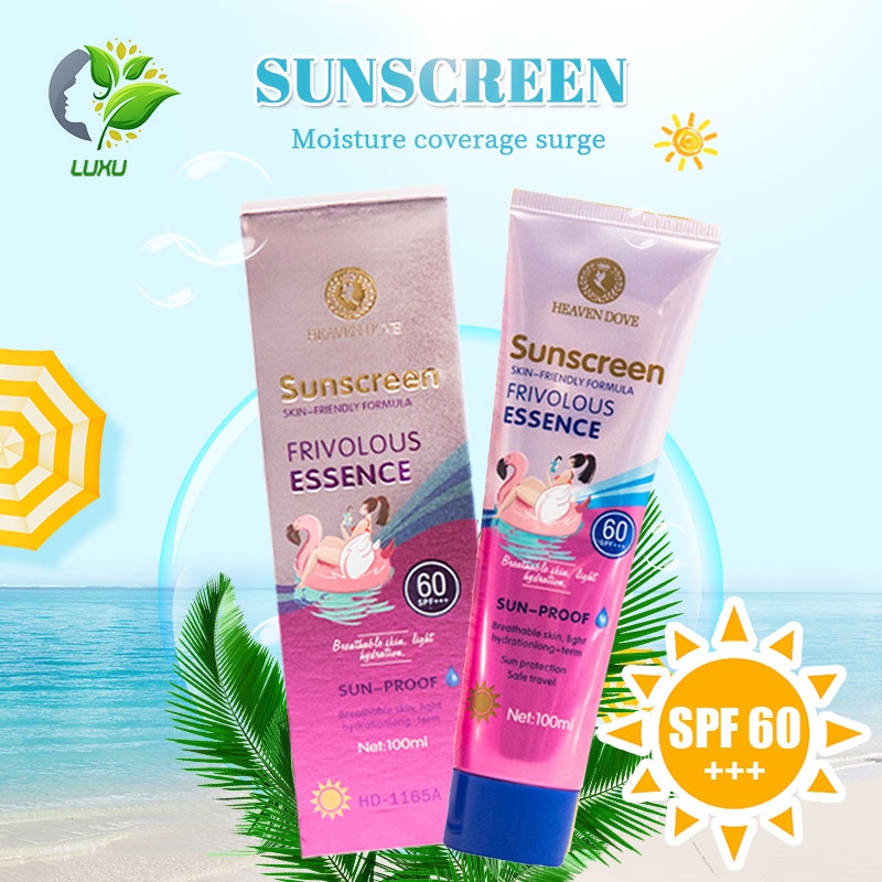 （hot）LUXU Sunscreen for Face SPF 50 Sunblock for Face Whitening and Body SPF 100 Original Sun Protec