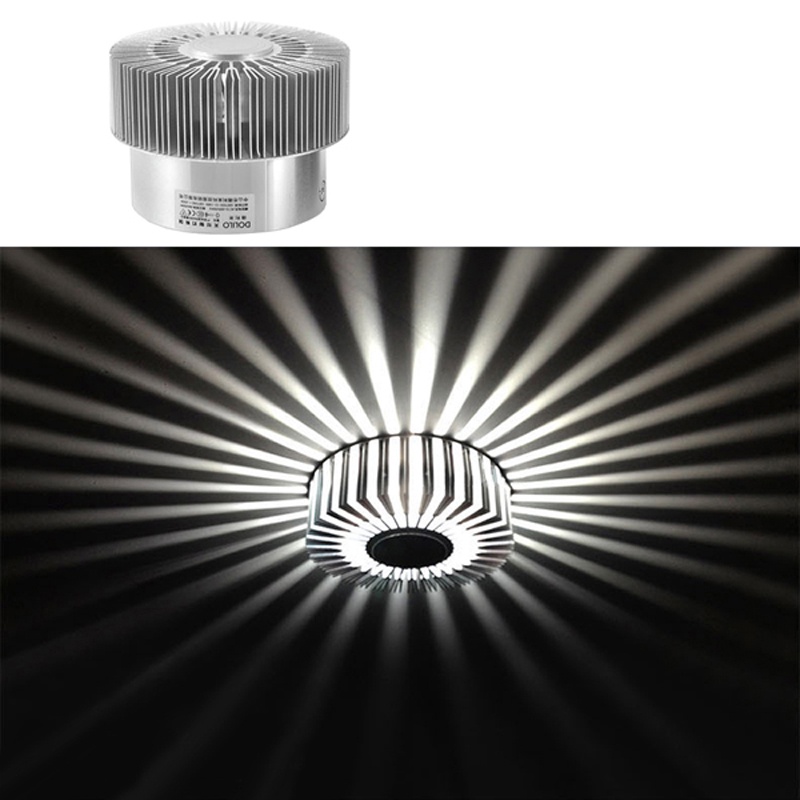 ℗﹊Home Led 3w Hall Light Walkway Porch Decor Ceiling Lamp Sun Flower Creative Led Ceiling Lights Bar