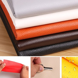 【MT】Light Brown Leather Repair Self Adhesive Patch DIY Sofa Patch Fabric Waterproof PU leather  COD #8