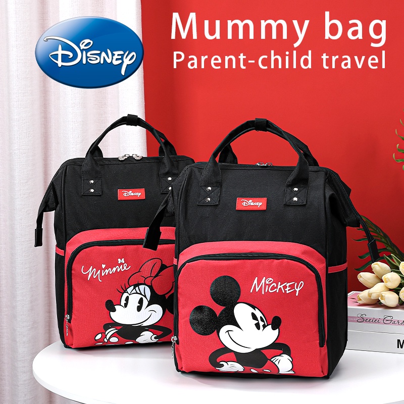 Disney New Minnie Mickey Diaper Bag Baby Organizer Nappy Backpack Bag