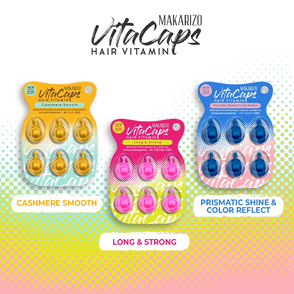 3pcs Makarizo Vitacaps Hair Vitamin All Variant 6x1ml Shopee Philippines