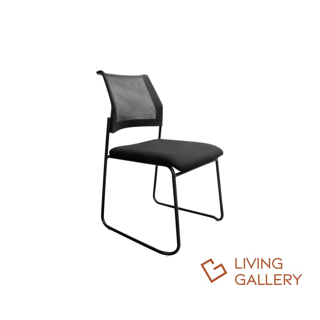 Living Gallery Visitor's Chair Steel Frame Ergonomic Support