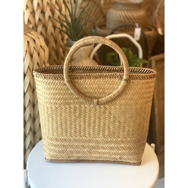 Bayong bag Native handwoven bamboo bag Shopee Philippines