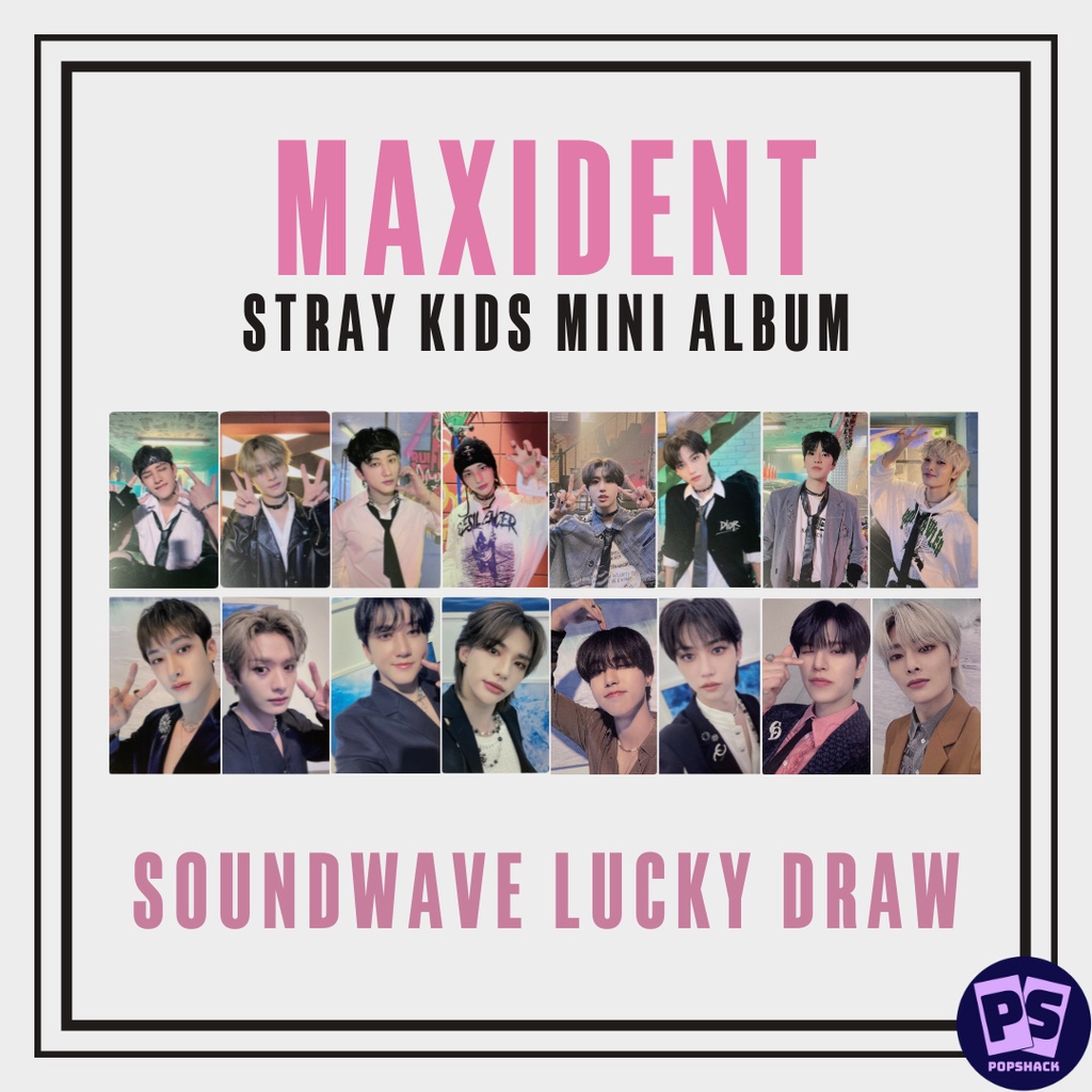 STRAY KIDS Maxident Mini Album Official Soundwave Lucky Draw [ONHAND