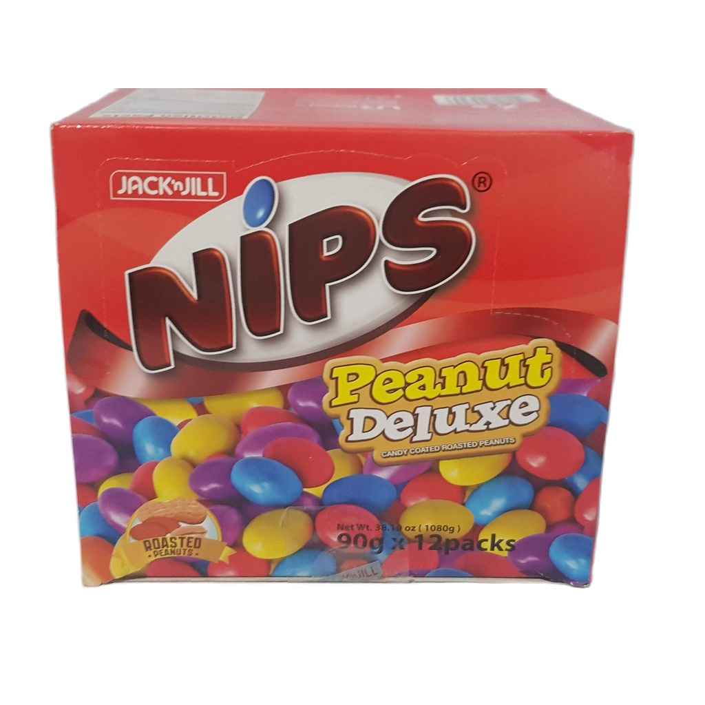 Jack N Jill NIPS Peanut Deluxe Candy Coated Roasted Peanuts (pack of