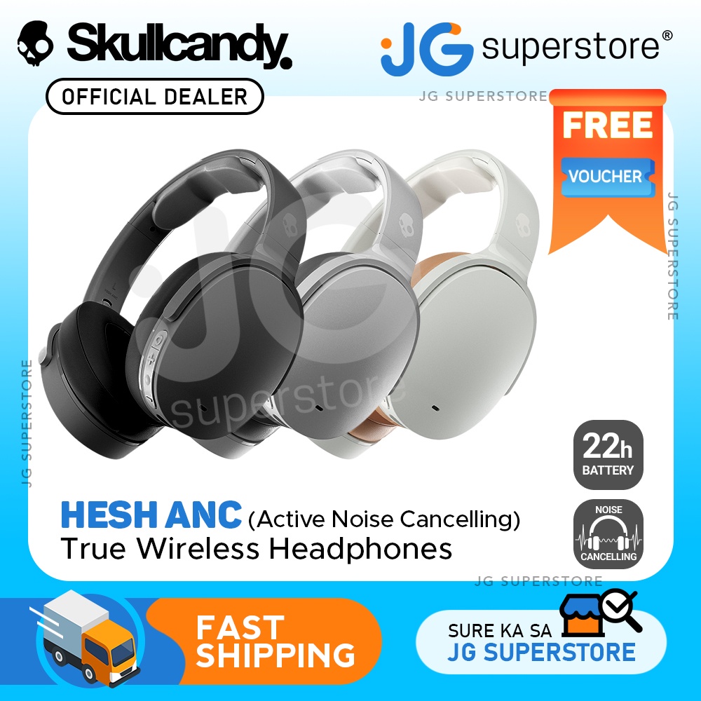 Skullcandy Hesh ANC Noise Cancelling Foldable Wireless Headphones