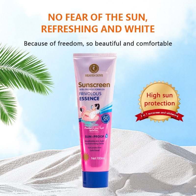 （hot）LUXU Sunscreen for Face SPF 50 Sunblock for Face Whitening and Body SPF 100 Original Sun Protec