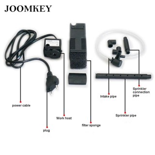 joomkey Aquarium Filter For Fish Tank Black Submersible Water Pump Oxygen Spray Tool  Creative #6