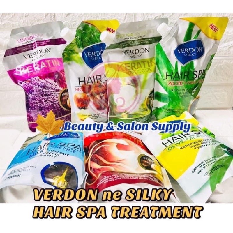 VERDON NE SILKY Keratin Blowout Hair Spa 1000ml Shopee Philippines