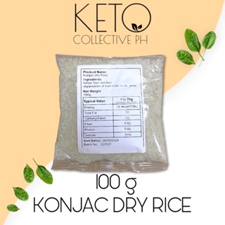 Konjac Dry Rice 100g  Dried Shirataki Rice