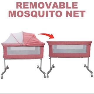 Phoenix Hub YC-616 Portable High Quality Baby Rocker Crib Co Sleeper Bassinet with Mosquito Net #2