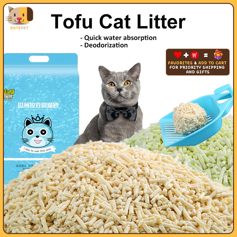 Ready Cat Litter 6L Food Grade Plant Tofu Residue Made Cat Litter Sand