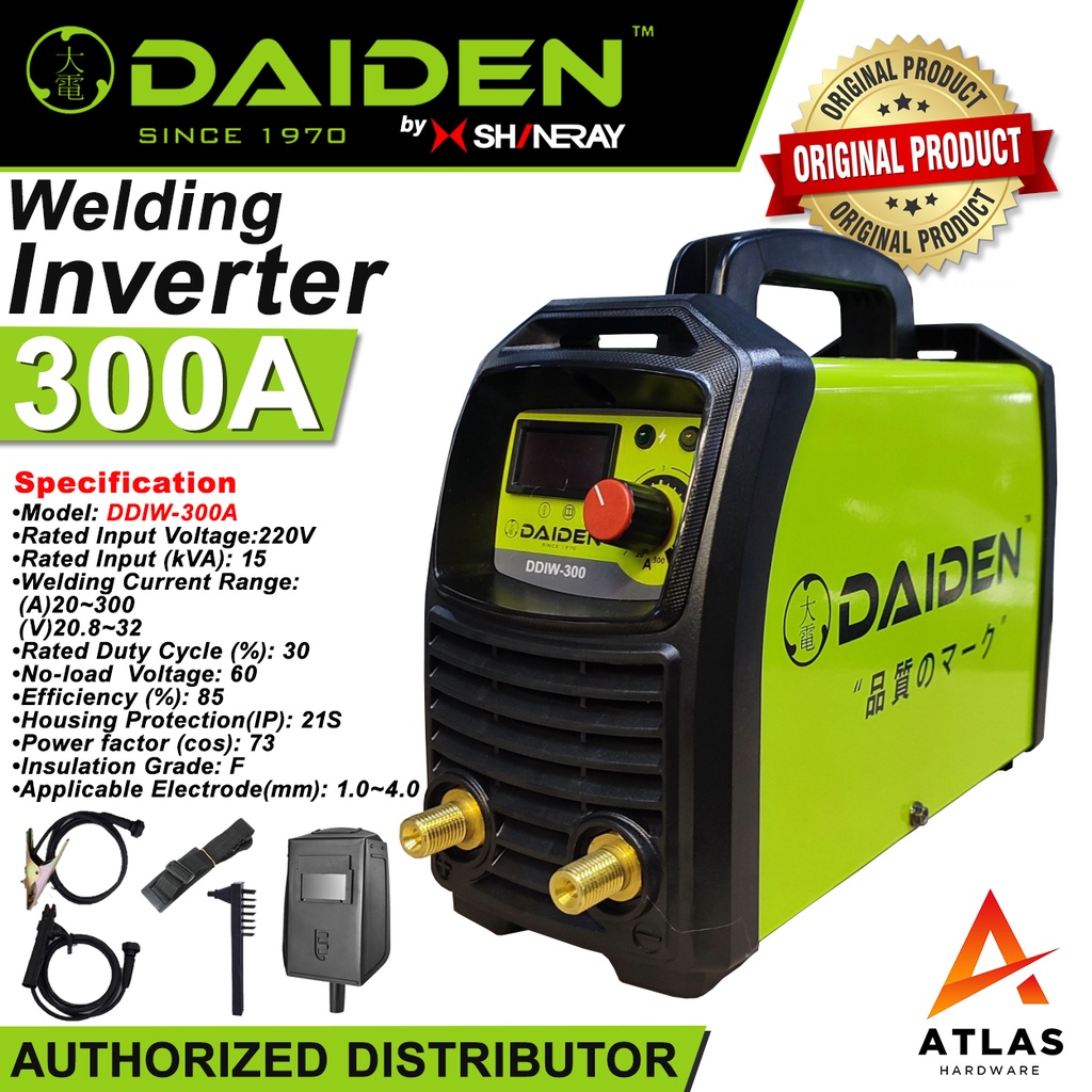 Daiden Welding Machine Inverter 300 amps Shopee Philippines