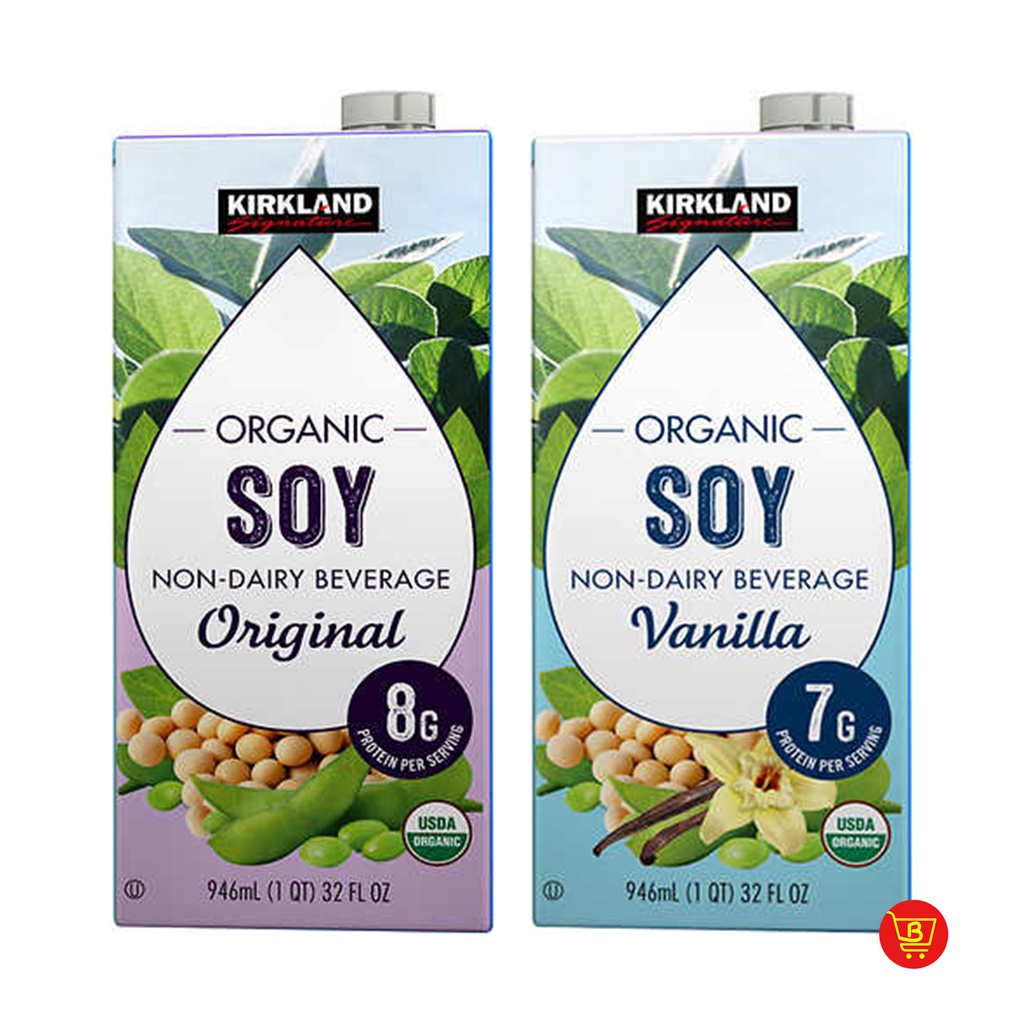 Kirkland Signature Organic Soy NonDairy Beverage 946ml Shopee