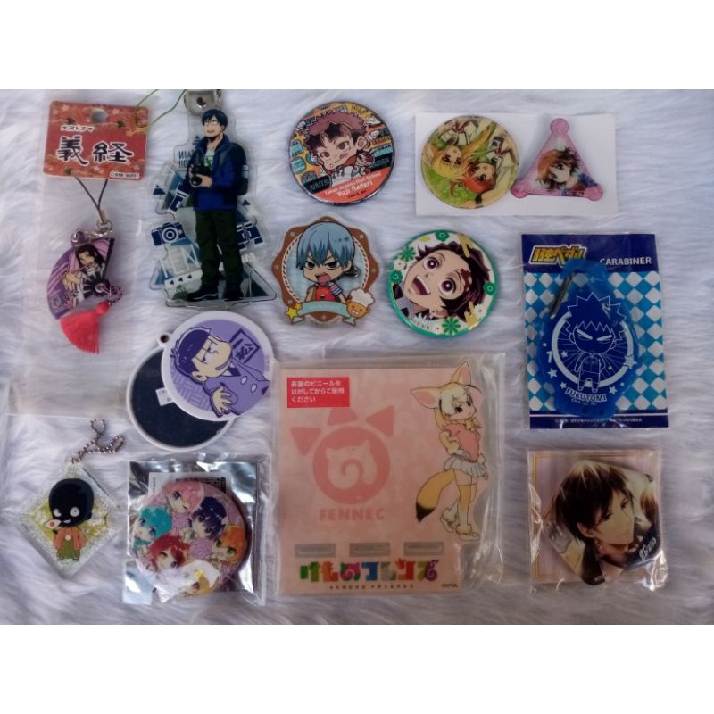 Assorted Anime Can Badge, Ref magnet, and Acrylic | Shopee Philippines