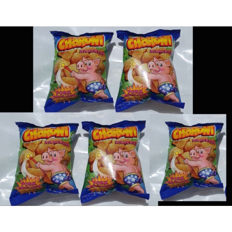 Charoni Krackers 30g 5 Pack (Pork Chicharon Flavor) Shopee Philippines