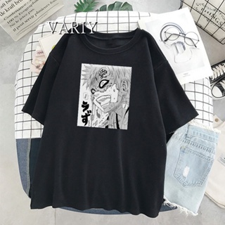 @s15▣Anime Gaara Graphic T-shirt Women Tops Summer Short Sleeve Japanese Sasuke Tshirt Harajuku Pun #4