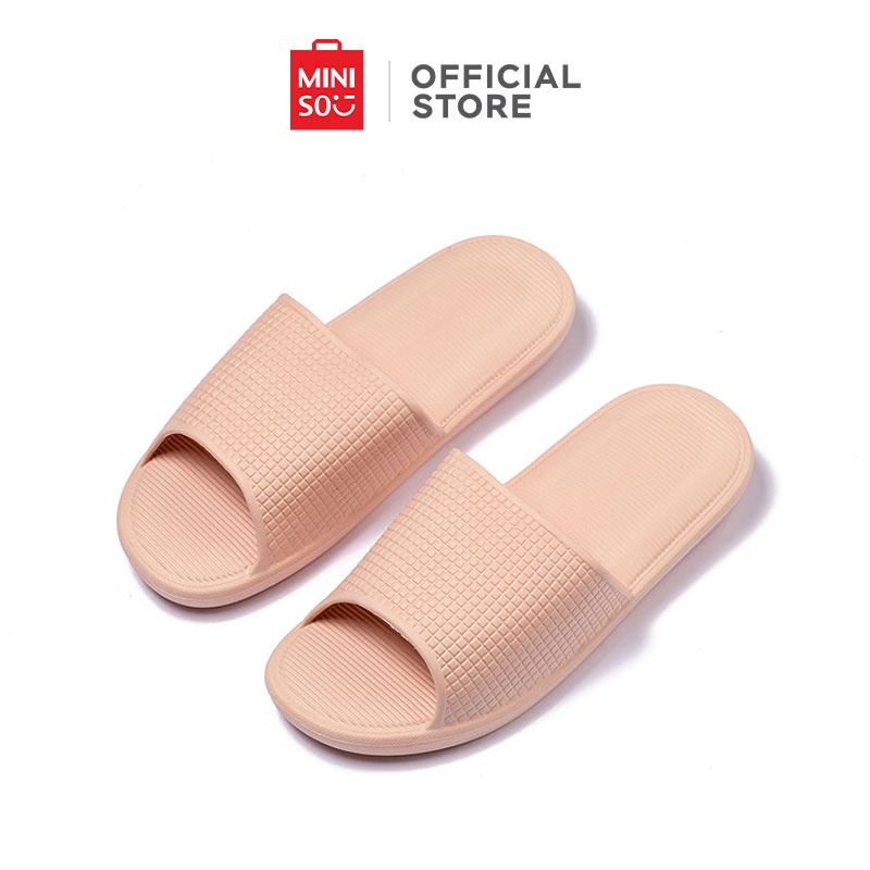 MINISO Mosaic Pattern Women Bathroom Slipper Pink Shopee Philippines