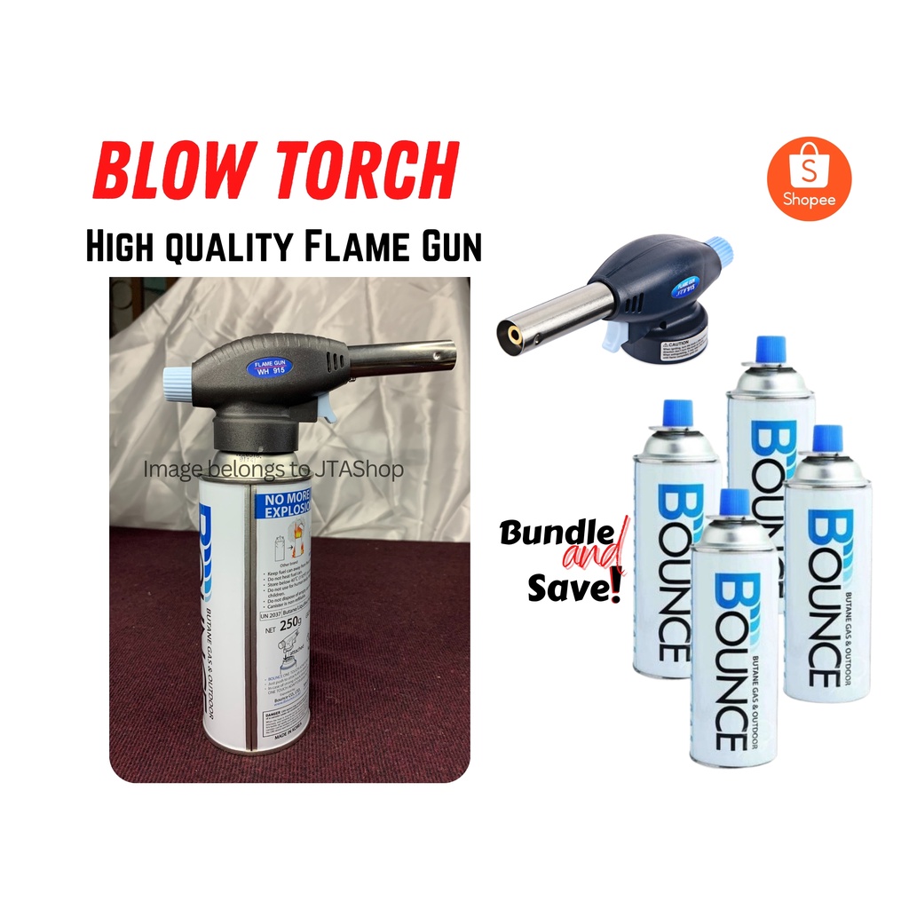 Flame Gun Highquality Torch with Bounce Butane Gas Shopee Philippines