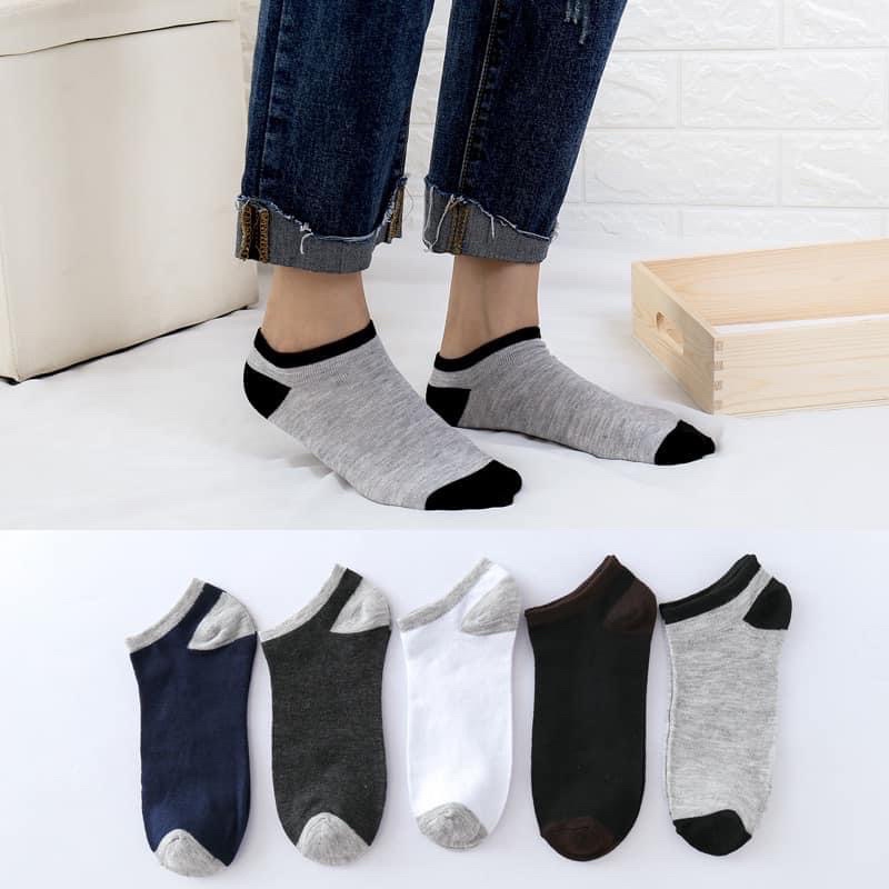 Set Of 5Pairs Korean Style High Quality Ankle Socks Bevel Fashion Style ...