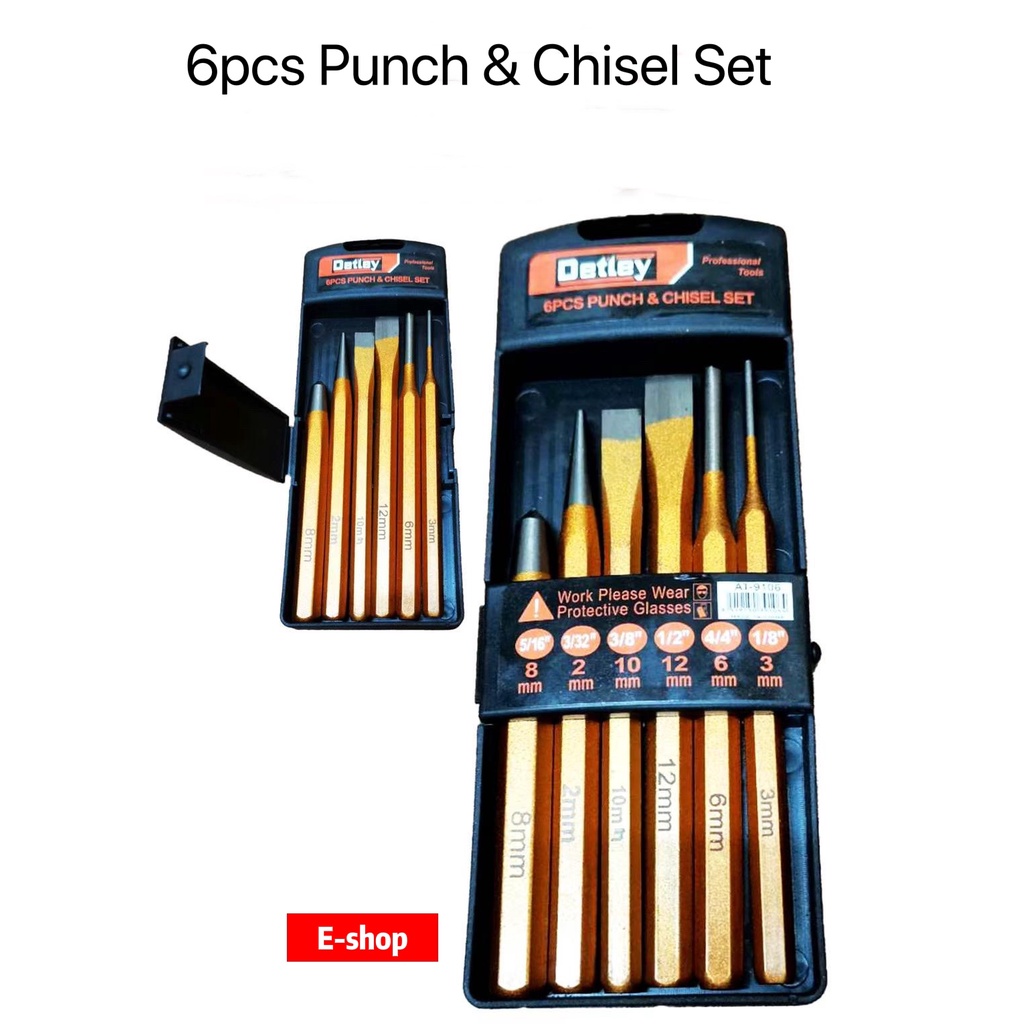 6pcs Punch & Chisel Set for Metal & Wood Work Shopee Philippines